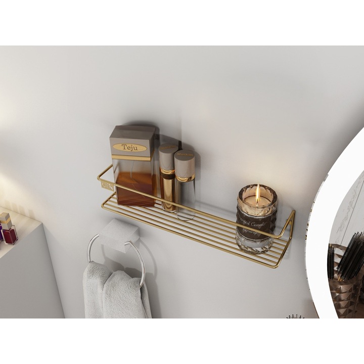 Raft de perete, Woody Fashion, 7x7x33cm, 1 kg, lemn