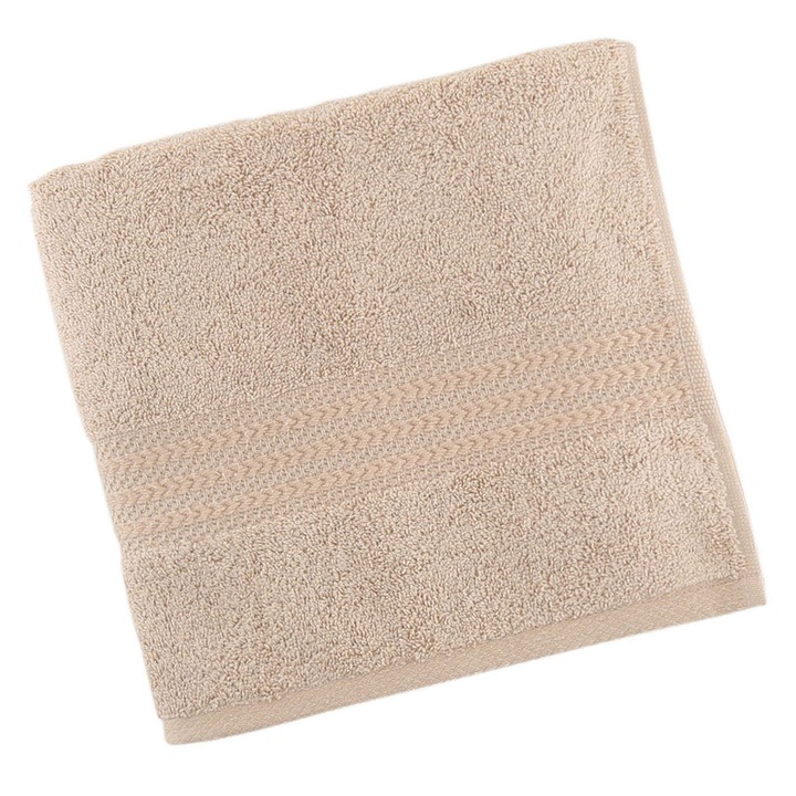 Prosop de spalat, COLOUR COTTON, 100% bumbac, 30x50cm, bej multicolor