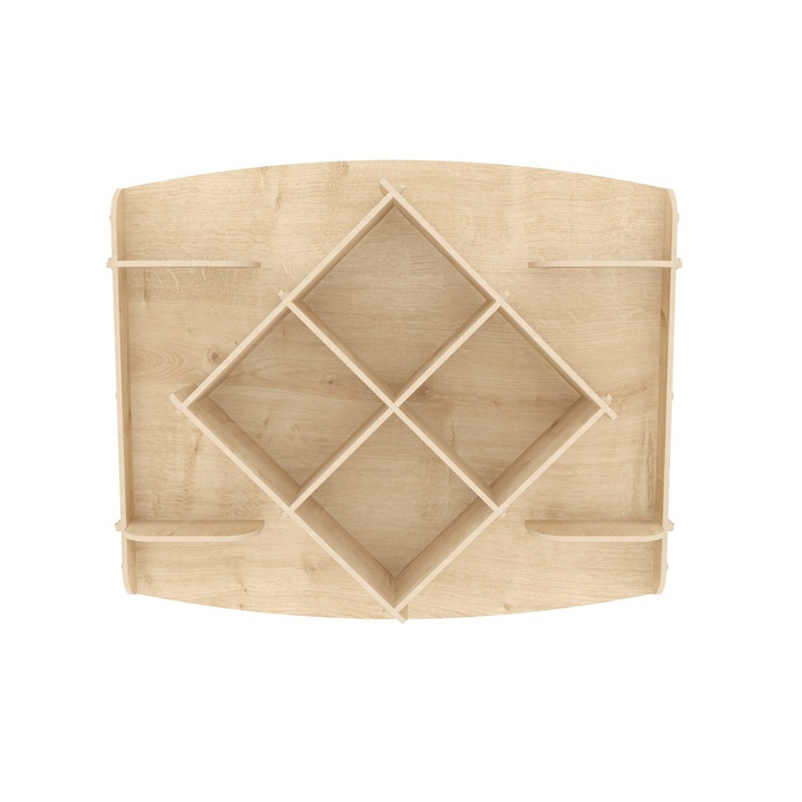 Fali polc, Woody Fashion, 81,6x61,8x15cm, 8mm