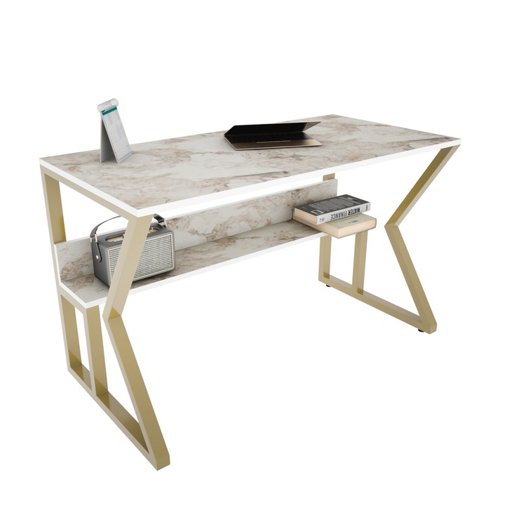 Birou de studiu, Woody Fashion, 120x72,8x60cm