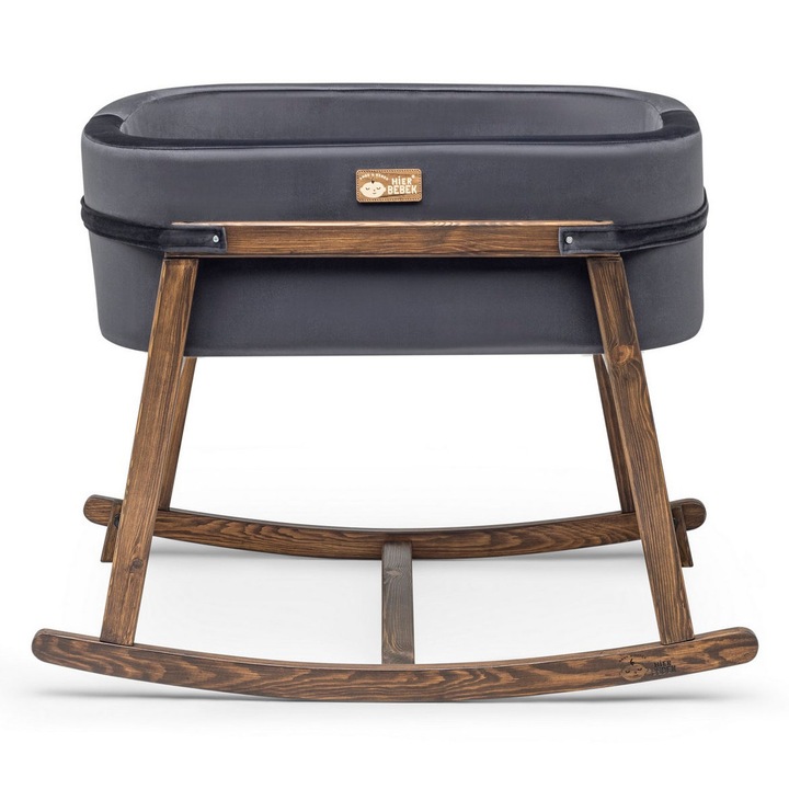 Leagan Woody Fashion, lemn pin, poliester, 90x70x58cm