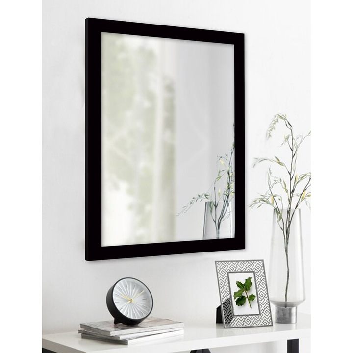 Dekoratív tükör, Woody Fashion, 40x55cm, műanyag, vastagság 3mm