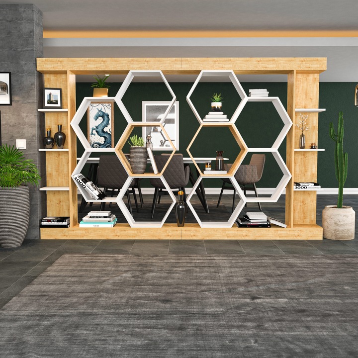 Рафт, Woody Fashion, 140x29.6x177.4см, 100% меламин, 18мм, комплект 1 бр