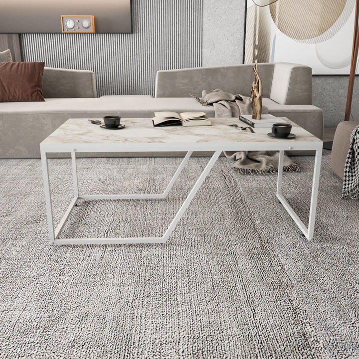 Masa de cafea, Woody Fashion 6005, 100% melamina, 120x60cm, 48cm