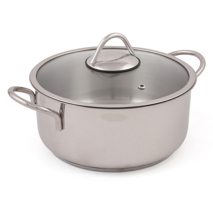 Set oale Hermia Concept, 26x26x8cm, 3400ml, 1 piesa, rezistent la pete, sigur pentru masina de spalat vase