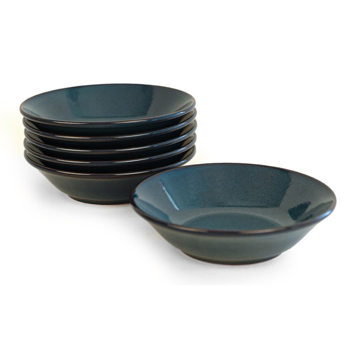 Комплект чинии 6 броя, Hermia Concept, 18см, керамика, устойчиви на термични шокове