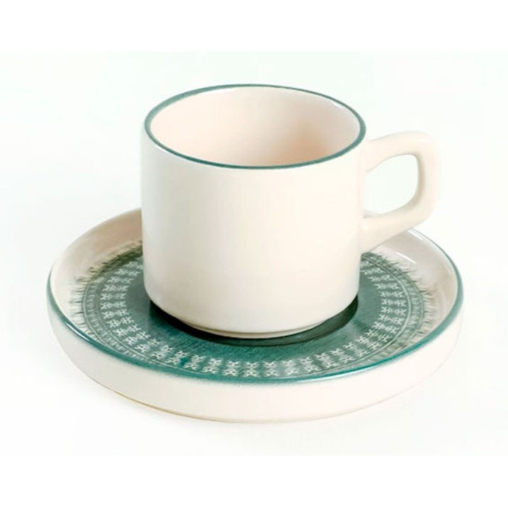 Set cesti de ceai, Hermia Concept, 6 piese, 8cm, 184ml, 14cm