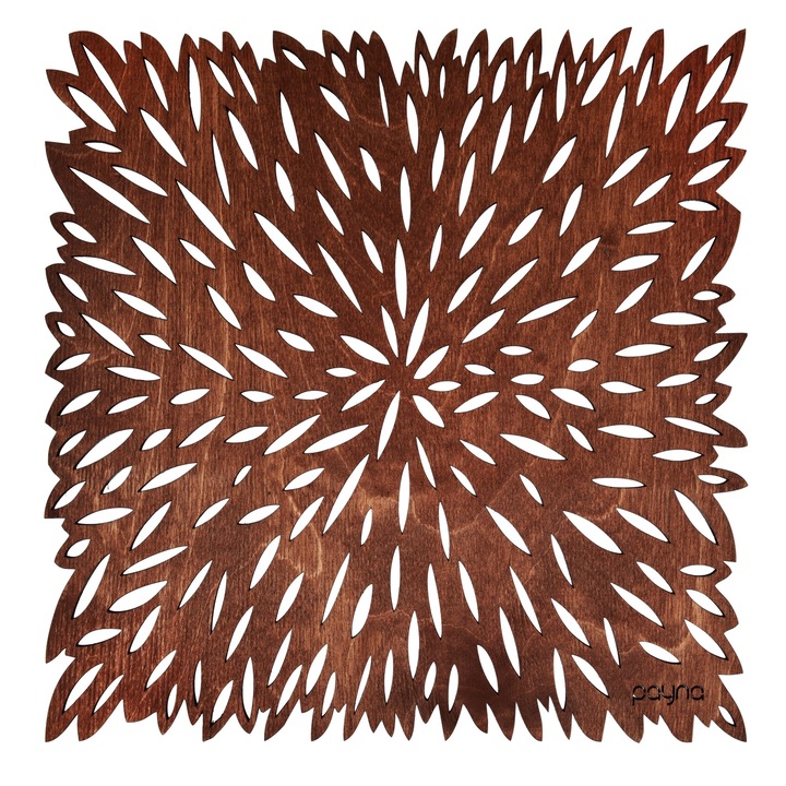 Set de suporturi de masa din lemn, Hermia Concept, 36x36cm, 6 piese