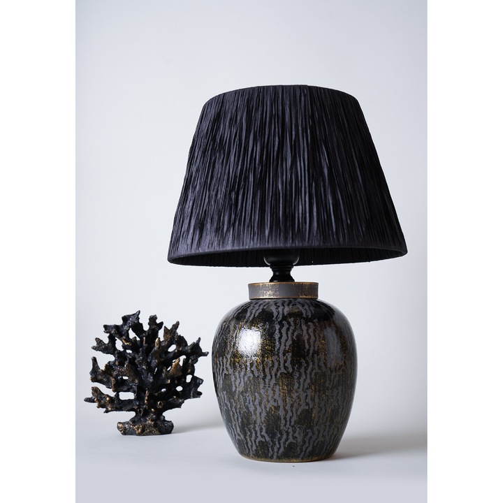 Lampa de masa Opviq ceramica alba 30x45cm E27 60W