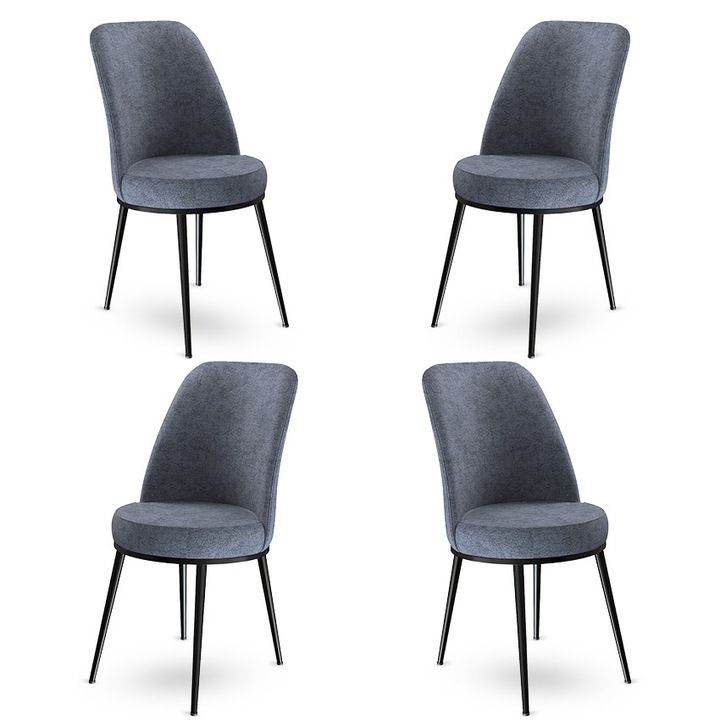 Set scaune Woody Fashion 0731 metal babyface 45x89x42cm