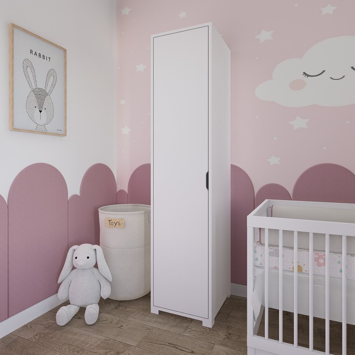 Dulap, Woody Fashion, 40x183x45cm, 100% melamina, produs demontabil