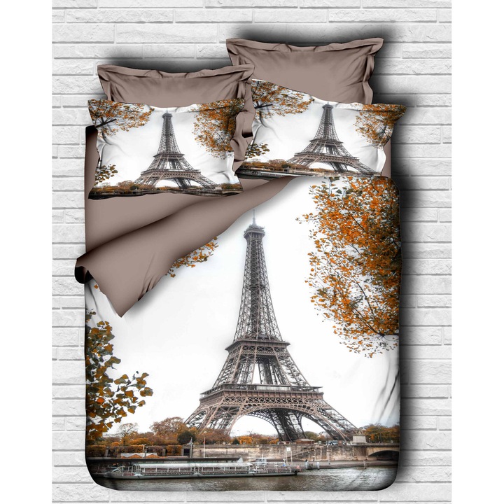 Set lenjerie de pat, 118, bumbac colorat 8874