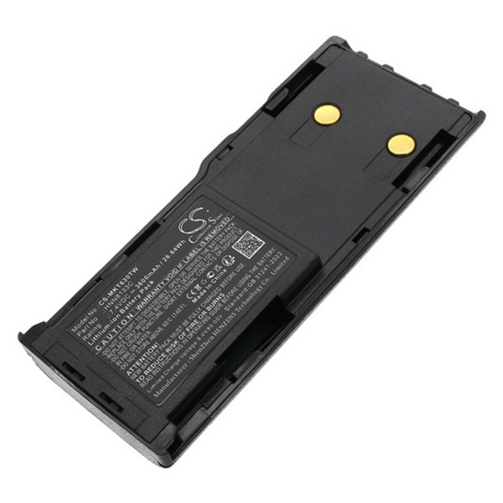 Cameron sino li-ion akkumulátor, 7.4v / 3600mAh, motorola hnn8133c kompatibilis fekete, gyártói csomagolás
