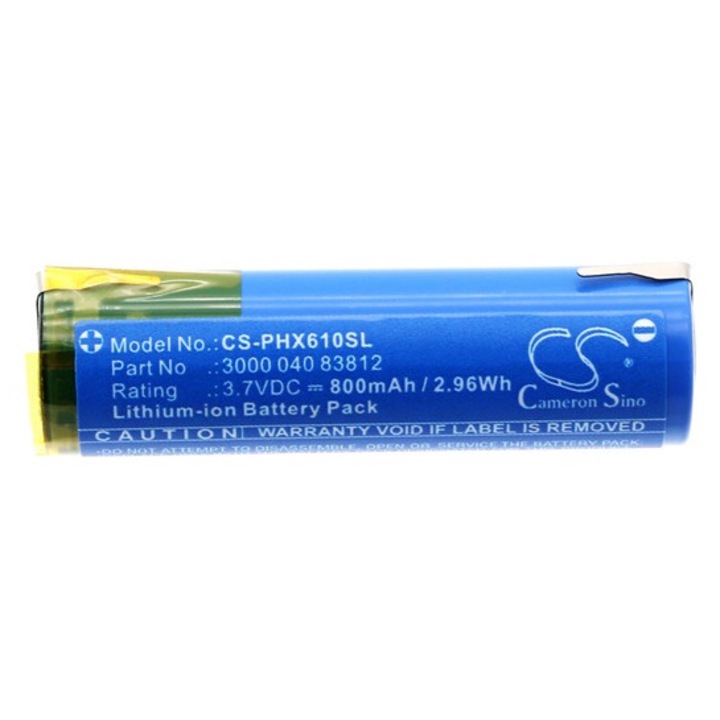 Cameron sino li-ion akkumulátor, 3.7v / 800mAh, philips 300004083812 kompatibilis zöld, gyártói csomagolás