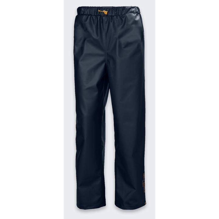 Pantaloni de ploaie Helly Hansen Gale, impermeabili, cu bretele elastice, negru, poliuretan/poliester, XL