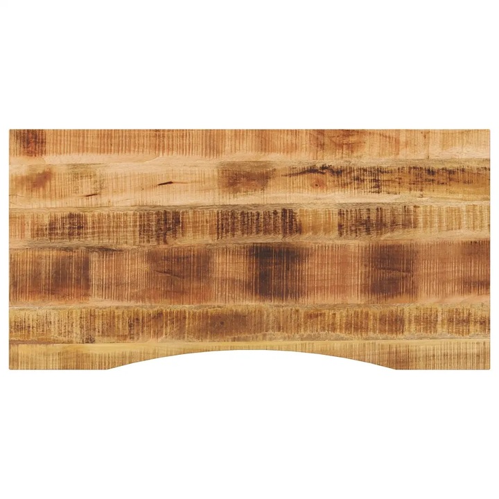 VidaXL tömör nyers mangófa íves asztallap 110 x 50 x 2, 5 cm 9.26 kg