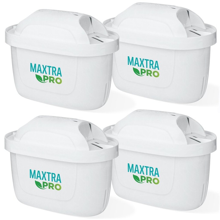 4 darabos BRITA Maxtra PRO szűrőkészlet, MicroFlow technológia, vízkőcsökkentés, 150 l, szűrt vízhez
