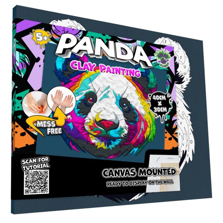 Комплект за моделиране от пластилин Splat Planet, Panda