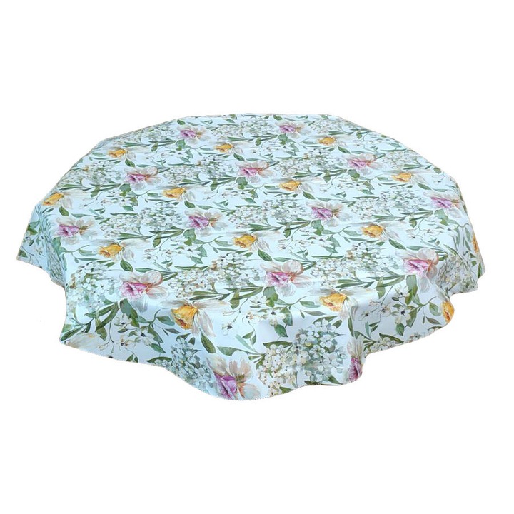 Fata de masa cu captuseala, 140 cm, rotunda, impermeabila, usor de curatat