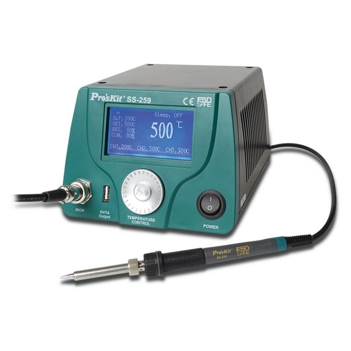 Станция за запояване, SS259B, Proskit, 90W