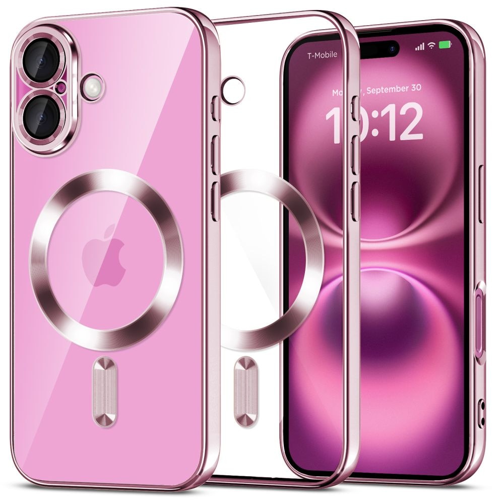 Husa telefon Tech-Protect Magflex pentru iPhone 16, MagSafe, roz