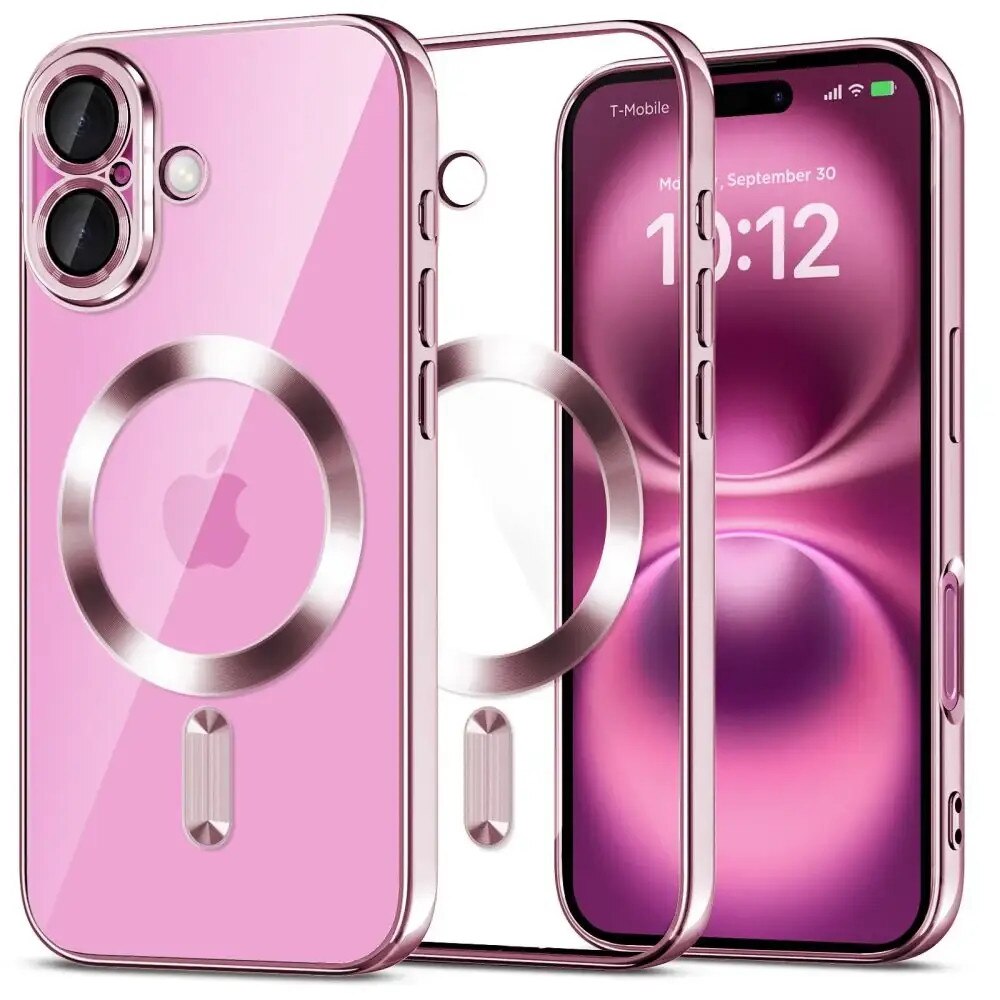 Husa telefon Tech-Protect Magflex pentru iPhone 16, MagSafe, roz