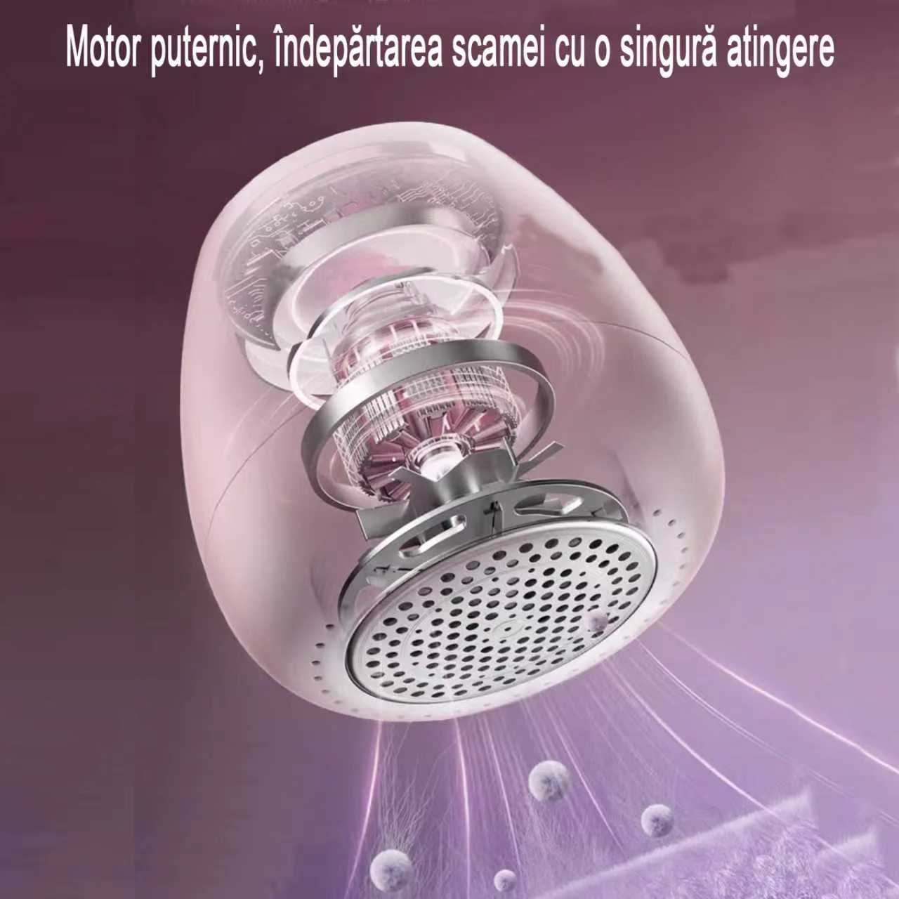 Aparat electric pentru indepartarea scamelor,5 w, 1200mAh, cu indicator de baterie, 3 lame, pentru haine, pulovere, fleece, indeparteaza bilele de scame de pe haine, reincarcabil prin USB, viteza de rotatie a lamei 8000 RPM, usor de transportat, verde