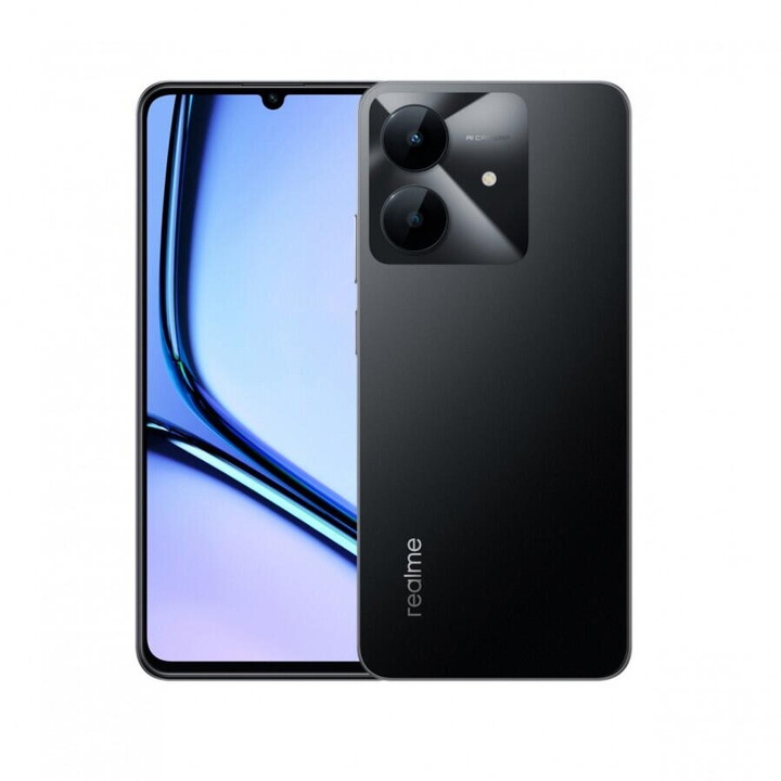 Telefon mobil Realme Note 60x, 3Gb, 64Gb, Dual Sim, 4G, Negru