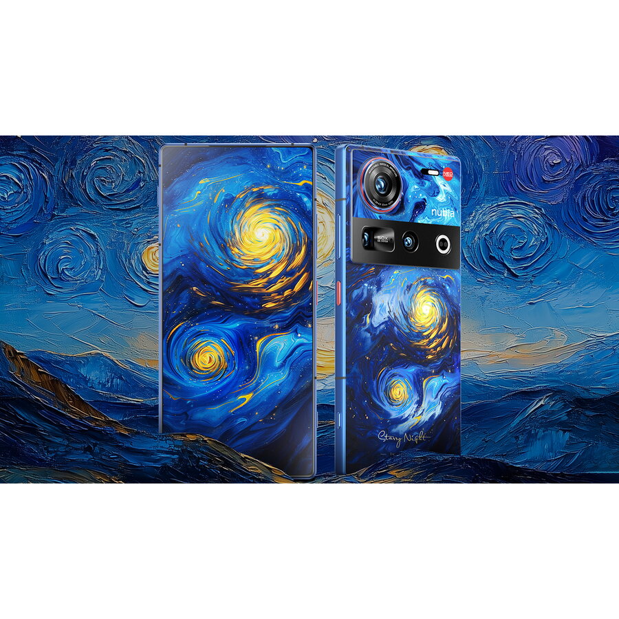 Telefon Mobil ZTE nubia Z70 Ultra, 5G, Dual SIM, Procesor Snapdragon 8 Elite Octa-Core, Ecran AMOLED 6.85", 16GB RAM, 512GB Flash, Camera Tripla, Wi-Fi, Android, Albastru-Starry Night