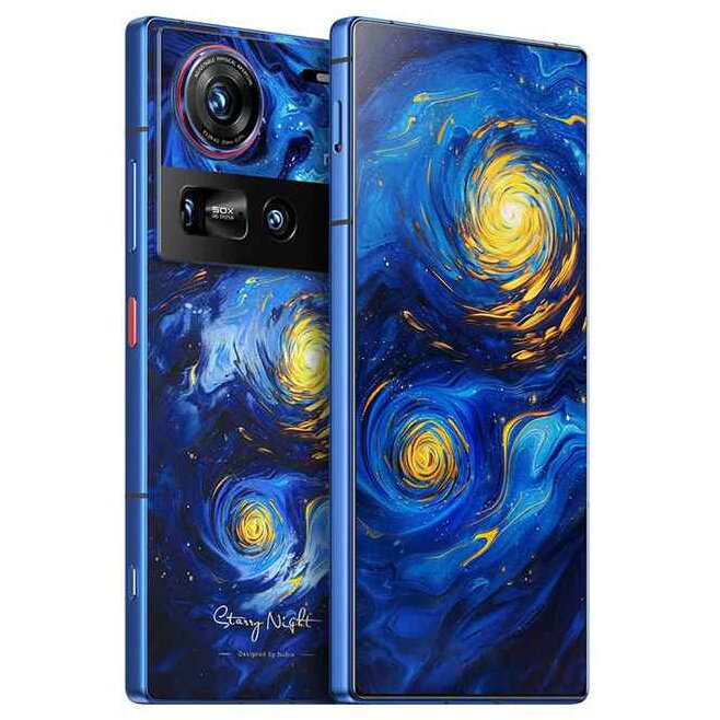 Telefon Mobil ZTE nubia Z70 Ultra, 5G, Dual SIM, Procesor Snapdragon 8 Elite Octa-Core, Ecran AMOLED 6.85", 16GB RAM, 512GB Flash, Camera Tripla, Wi-Fi, Android, Albastru-Starry Night