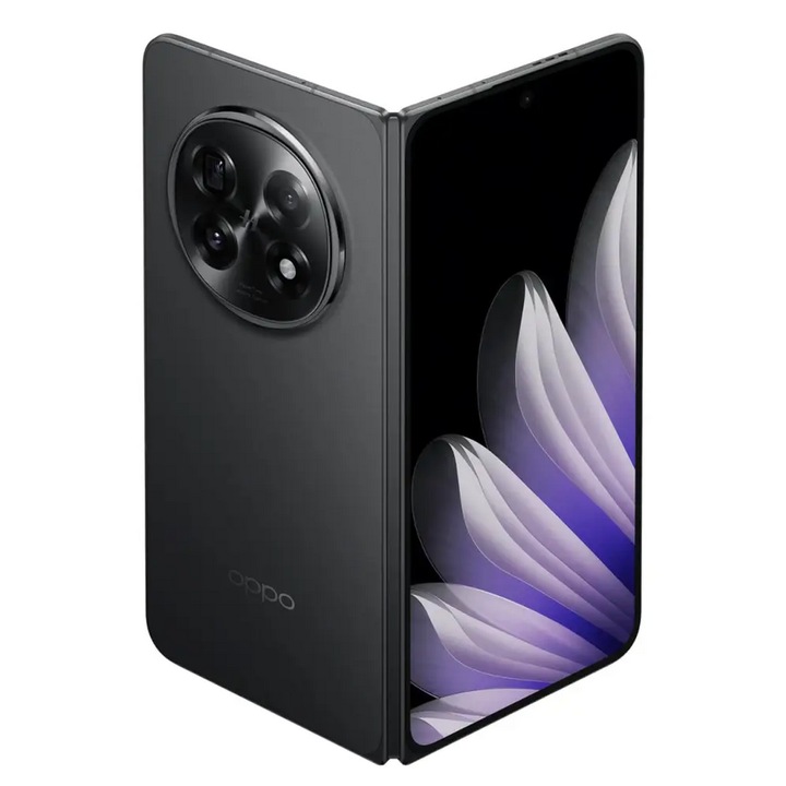 Смартфон Oppo Find N5, сгъваем, 512GB, 16GB RAM, 5G, Dual SIM, Cosmic Black