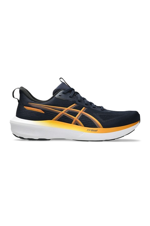 Asics, Pantofi din material textil pentru alergare GT-1000, Portocaliu/Albastru ultramarin
