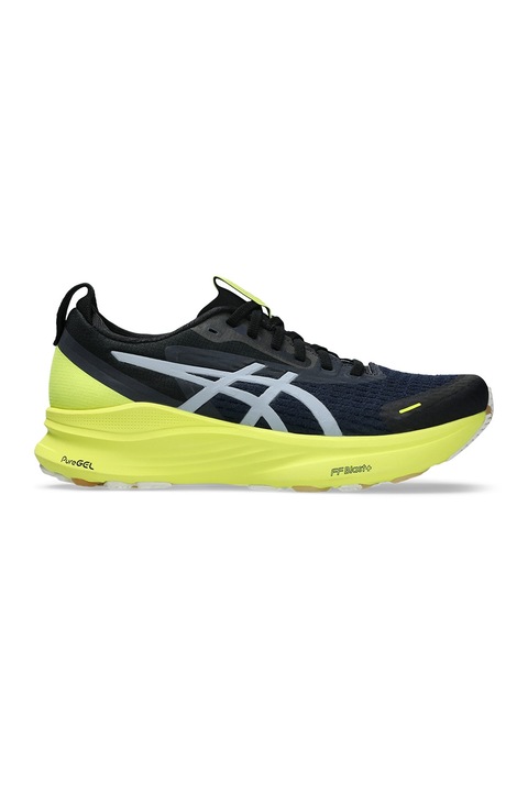 Asics, Pantofi din material textil pentru alergare Gel-Kayano 32, Negru/Bleumarin