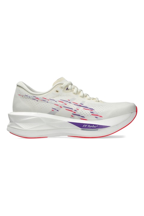 Asics, Pantofi pentru alergare Sonicblast, Rosu/Albastru indigo/Alb murdar