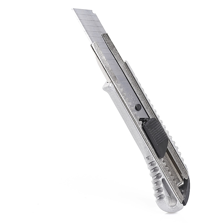 Cutter metalic pentru tapet TECHREBAL, lama schimbabila, 154x28x13mm