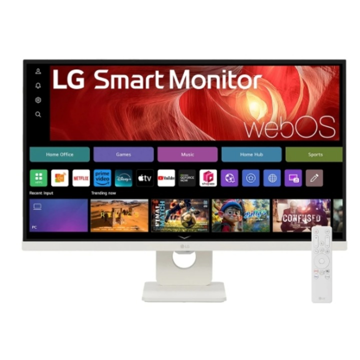 LG, 27" 27U731SA-W IPS LED monitor, UHD 3840 x 2160, HDMI fehér