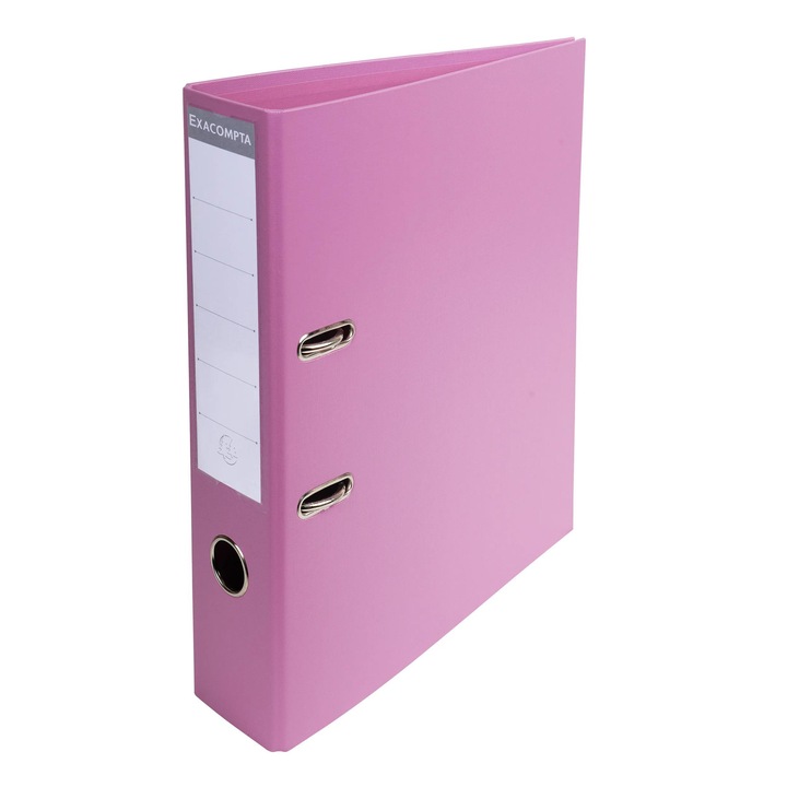 Папка Exacompta Prem'Touch PVC, A4, 70 мм, розова