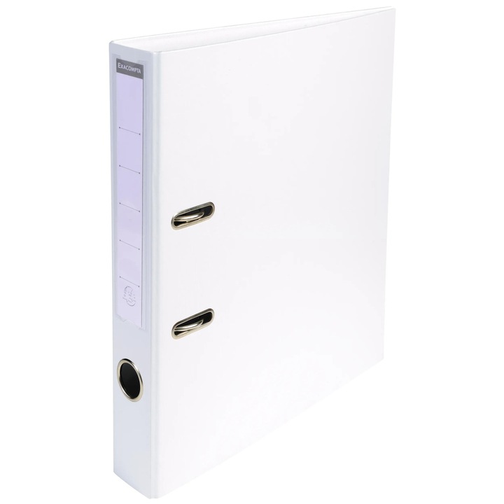 Папка Exacompta Prem'Touch PVC, A4, 50 мм, бяла