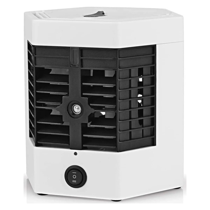 Arctic Cool 2-в-1 вентилатор и овлажнител с USB връзка - бял