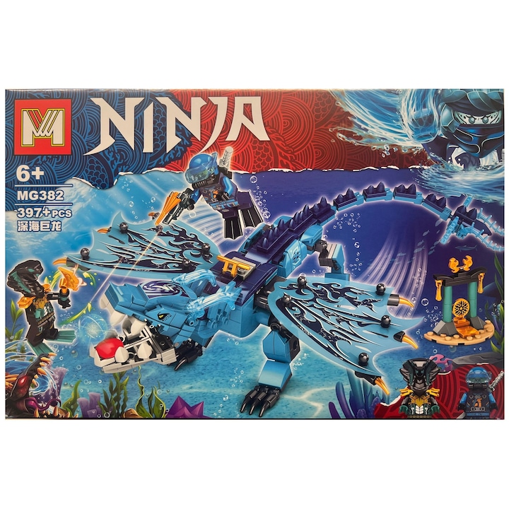 MG Ninjago építőkészlet, A mélység sárkánya, 397 darabos