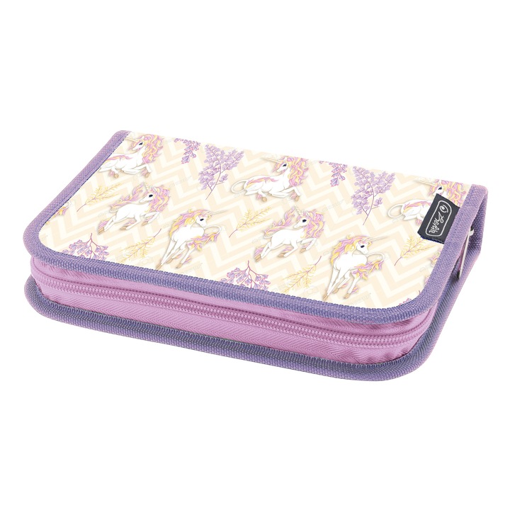 Несесер за моливи с 1 капак Herlitz 400198264, мотив еднорог