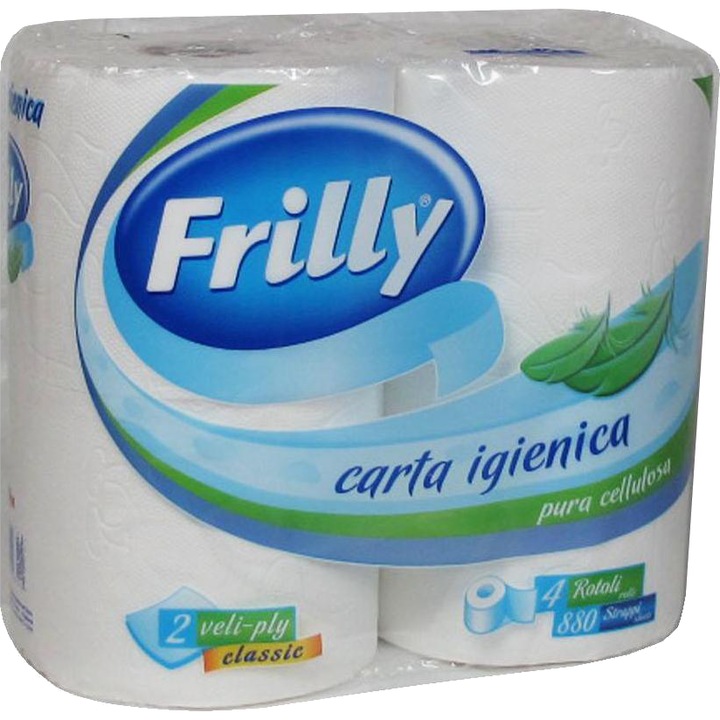 Тоалетна хартия с воланчета х 4 ролки