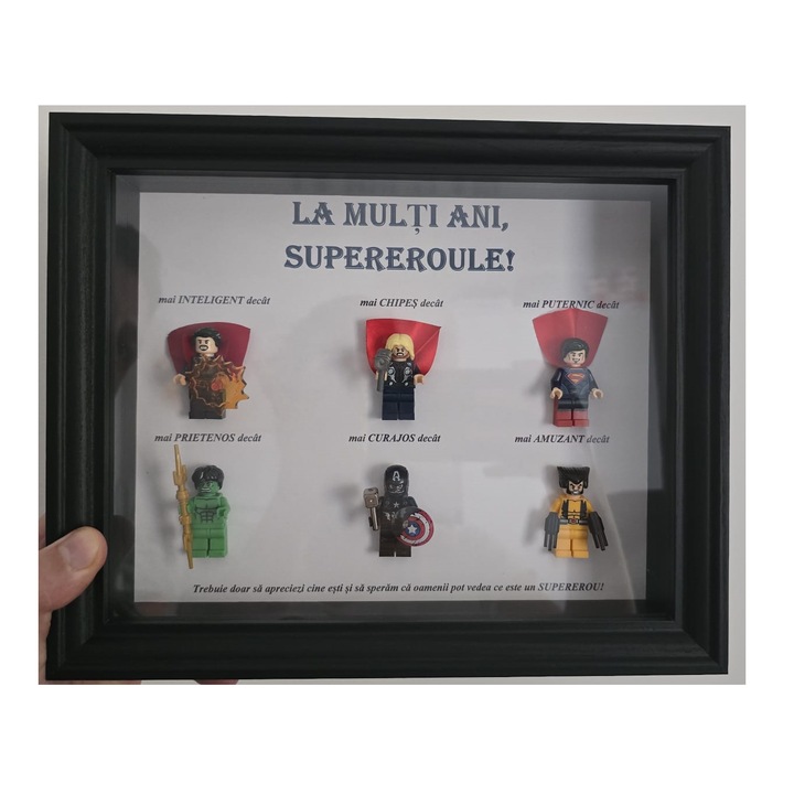 Tablou SuperErou 6 SuperEroi Box, 20x25 cm