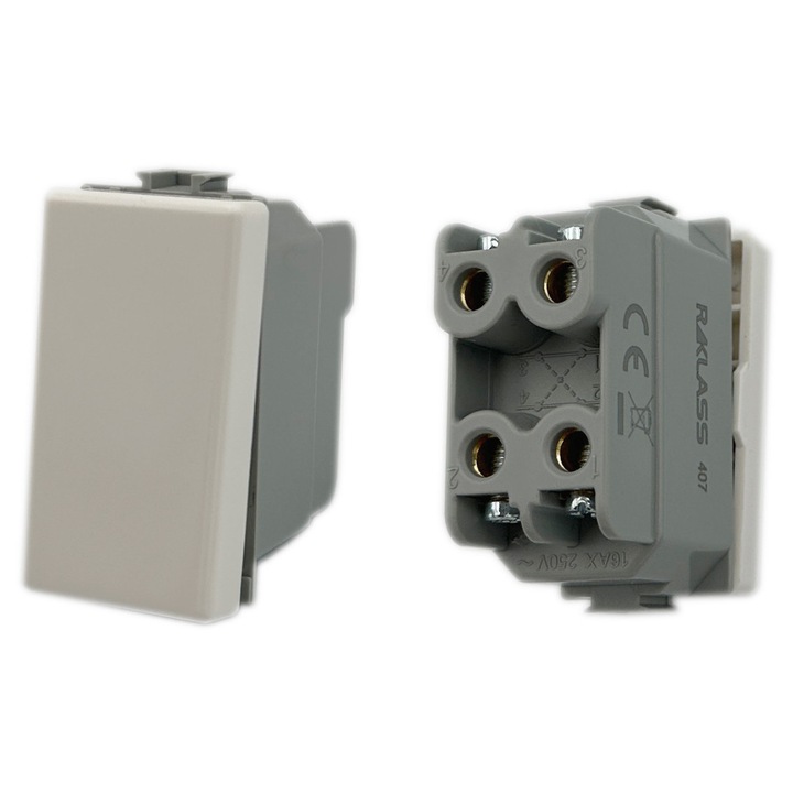 Intrerupator cap cruce 16A, Klass, 1 modul