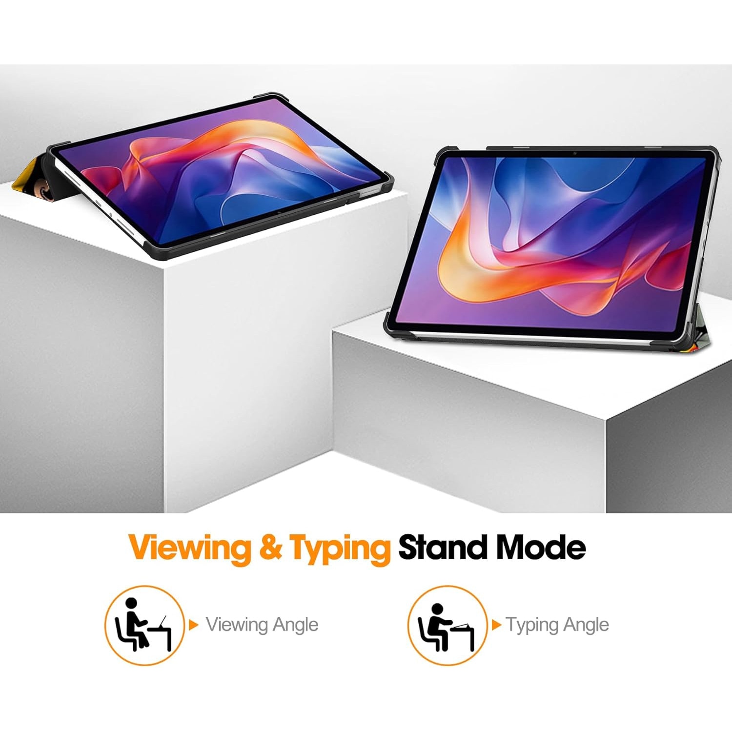 Husa pentru Xiaomi Redmi Pad 2 tip stand functie sleep/wake-up protectie 360 - Graffiti