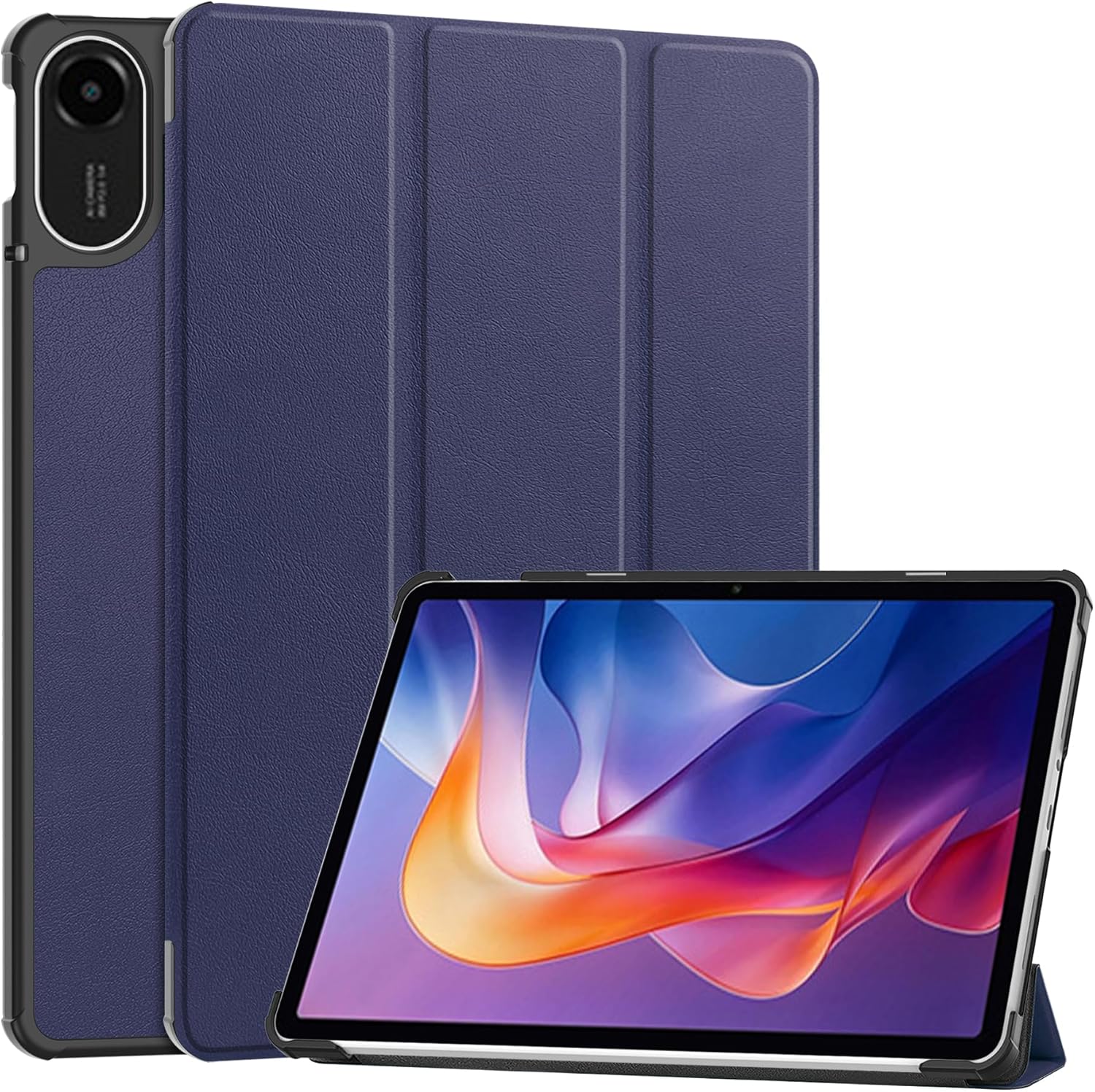 Husa pentru Xiaomi Redmi Pad 2 tip stand functie sleep/wake-up protectie 360 - Albastru