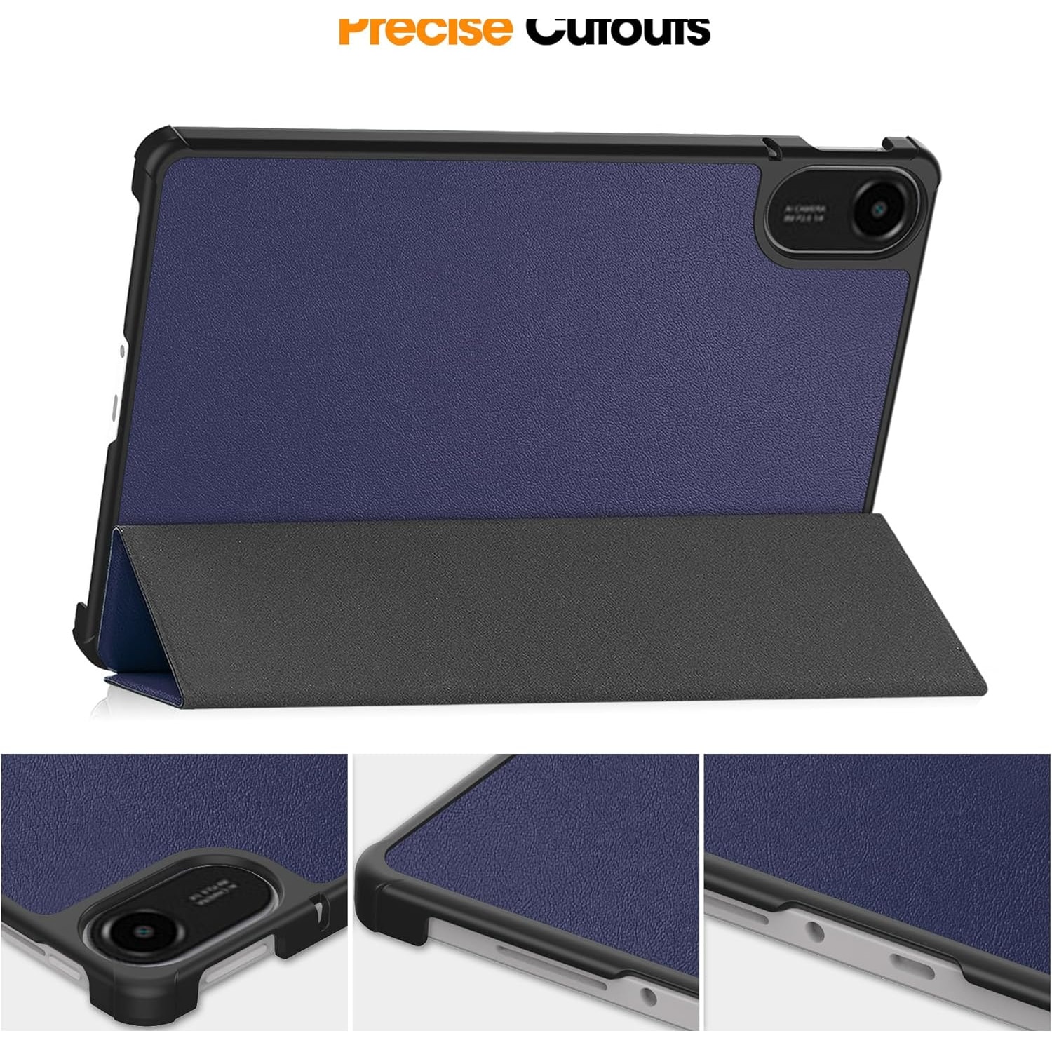 Husa pentru Xiaomi Redmi Pad 2 tip stand functie sleep/wake-up protectie 360 - Albastru