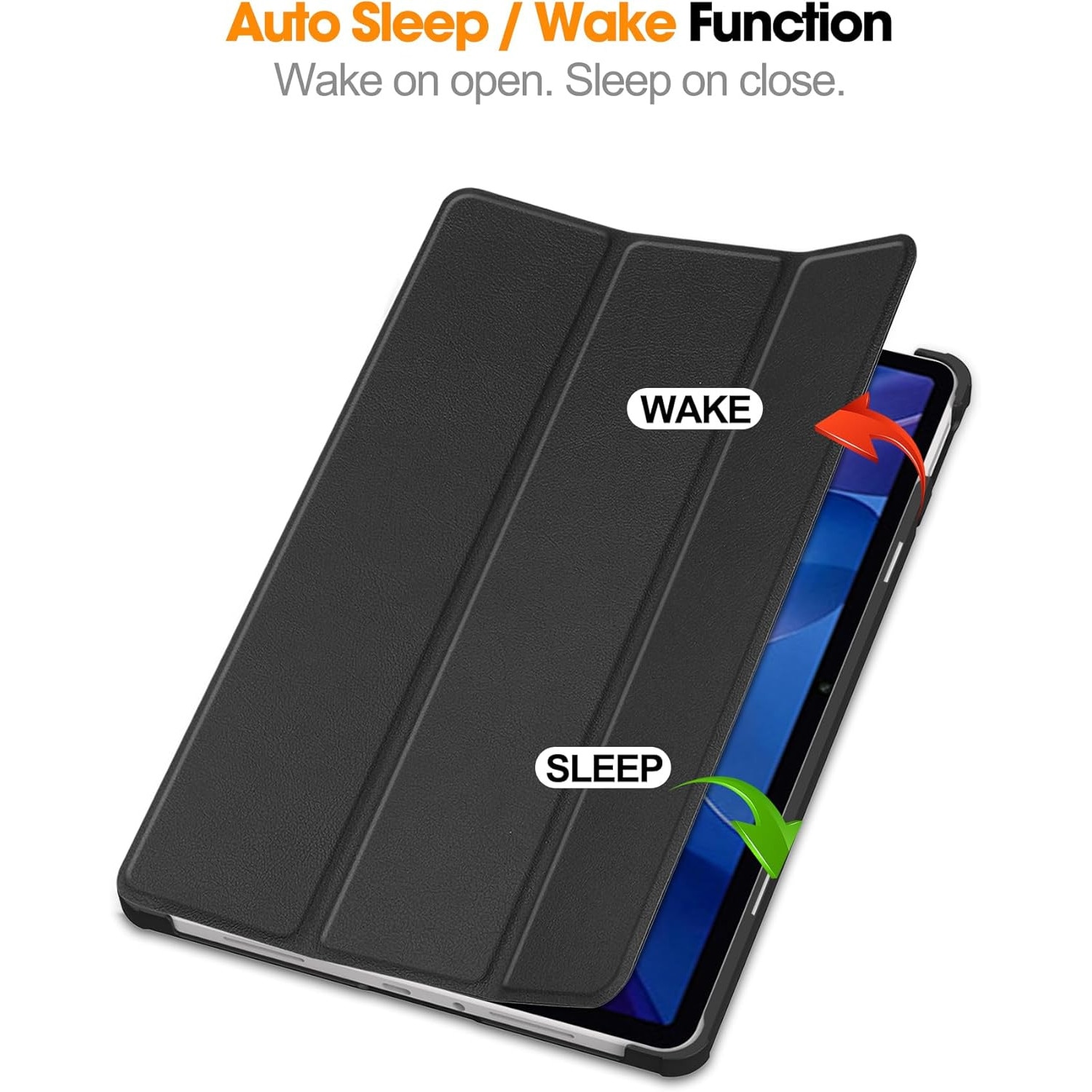 Husa pentru Xiaomi Redmi Pad 2 tip stand functie sleep/wake-up protectie 360 - Bordeaux