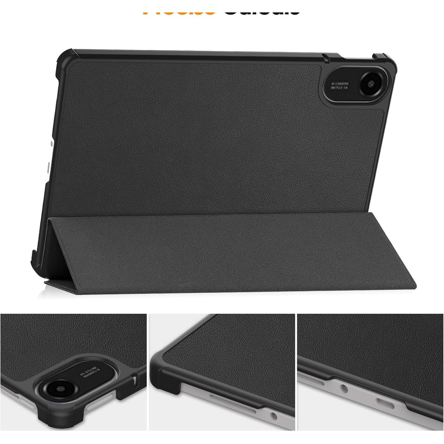 Husa pentru Xiaomi Redmi Pad 2 tip stand functie sleep/wake-up protectie 360 - Bordeaux