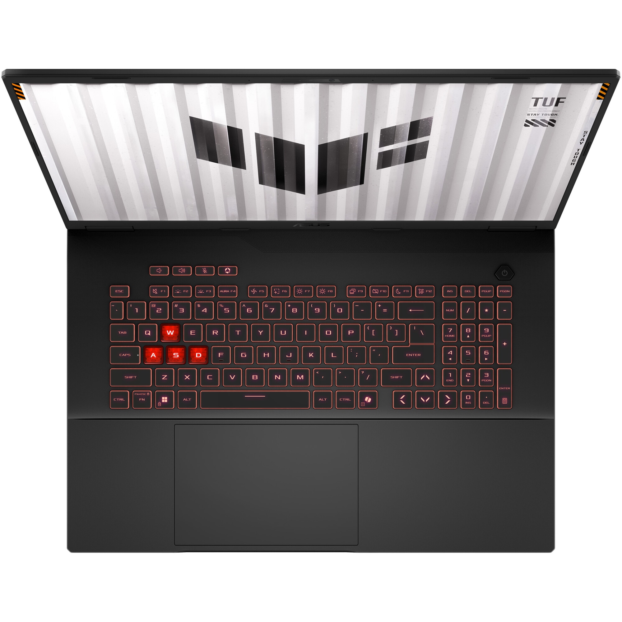 Laptop Gaming ASUS TUF A18 FA808UM cu procesor AMD Ryzen™ 7 260 pana la 5.1GHz, 18'', Full HD+, WUXGA, IPS, 144Hz, 16GB DDR5 RAM, 512GB SSD, NVIDIA® GeForce RTX™ 5060 8GB GDDR7, No OS, Jaeger Gray